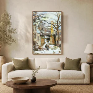 A Home Beneath the Winter Trees