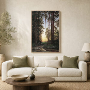 Morning Light Between the Pines