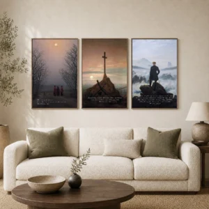 Set of 3 ?? Friedrich ?? Creation & Contemplation