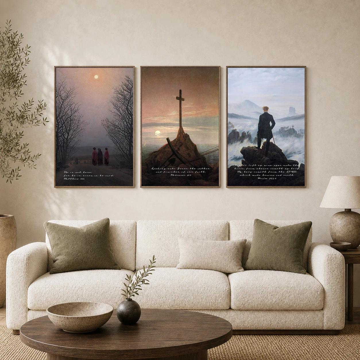 Set of 3 ?? Friedrich ?? Creation & Contemplation