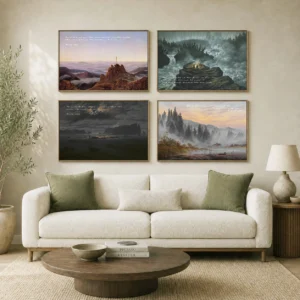 Set of 4 ?? Friedrich ?? Cross & Creation