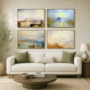 Set of 4 ?? Turner ?? Beyond the Mist