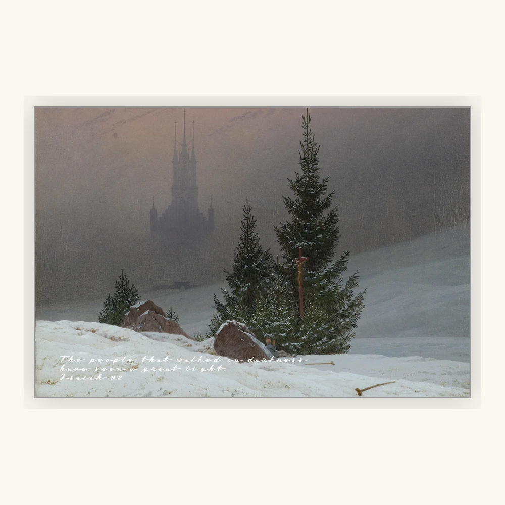 The Quiet Path Through Winter Framed Preview