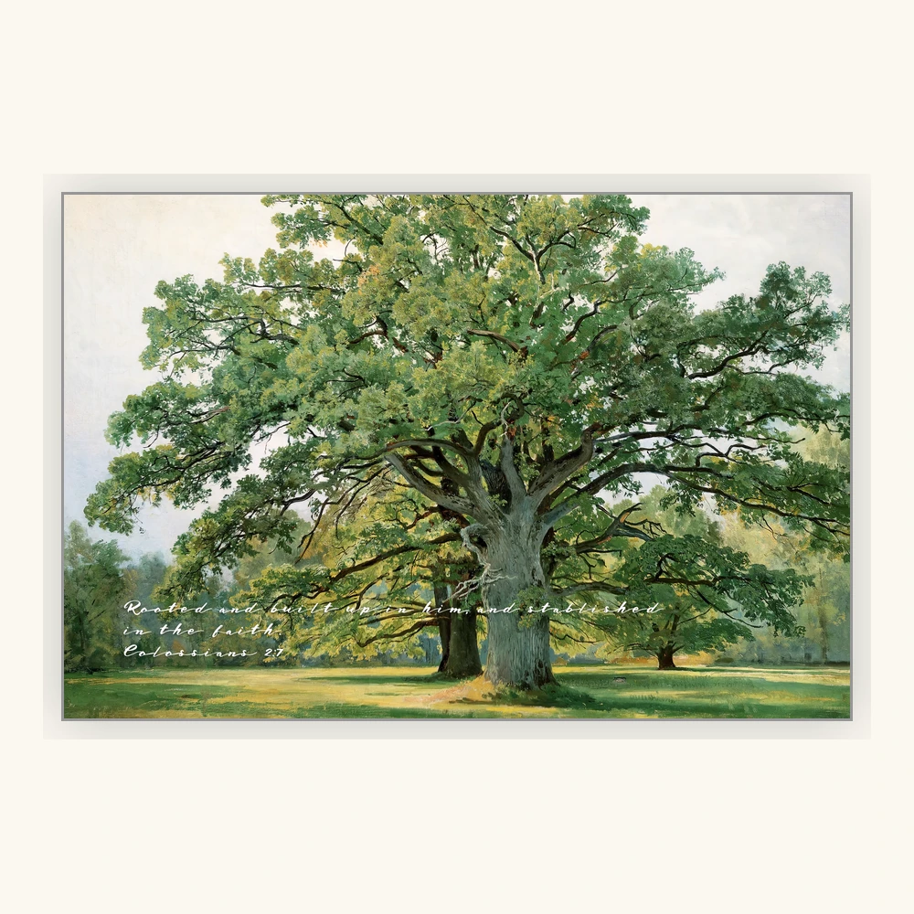 The Great Oak of Mordvinov Estate Framed Preview