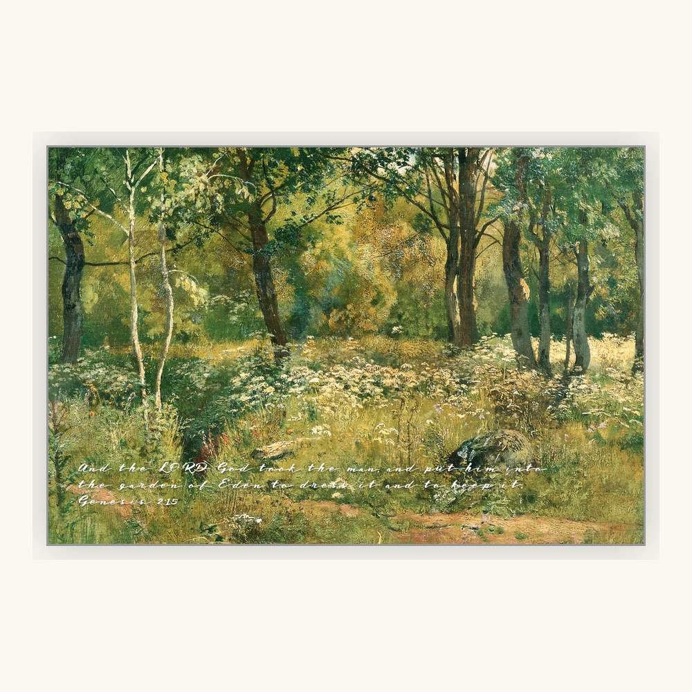 A Garden Within the Forest Framed Preview