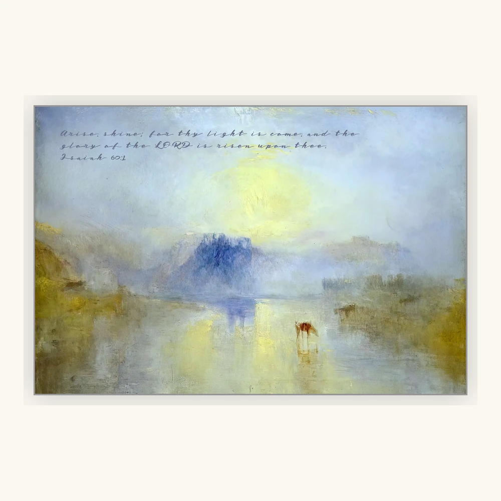 The First Light Over the Sea Framed Preview