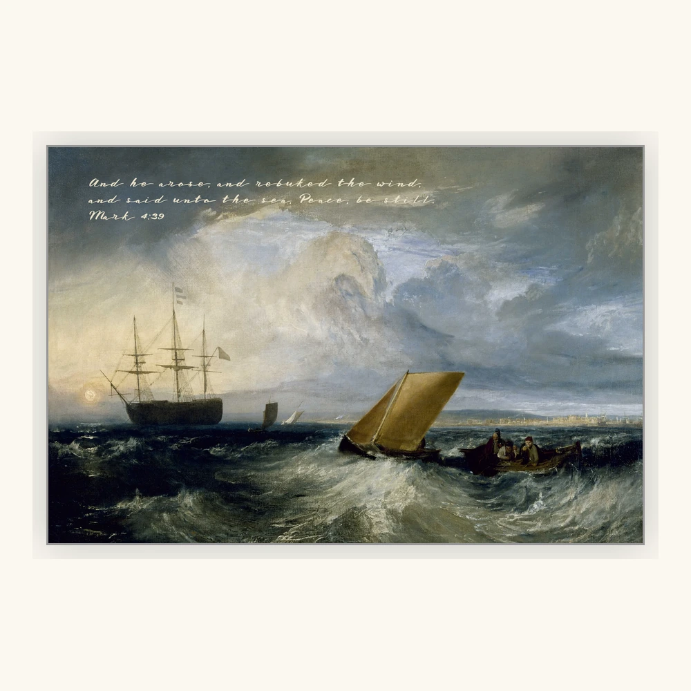A Vessel Through the Waves Framed Preview